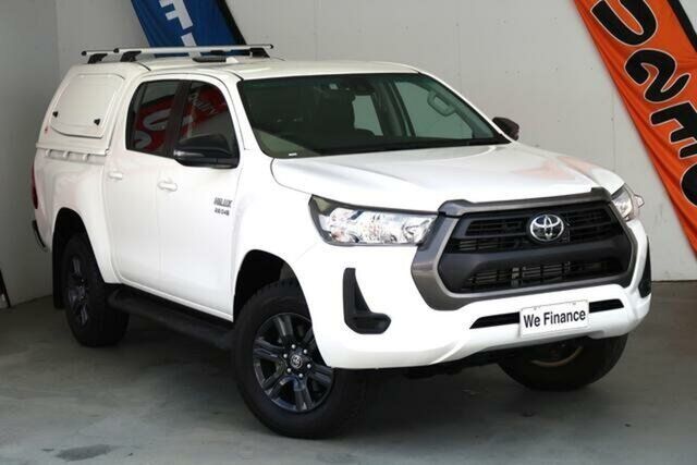 Used Toyota Hilux Belconnen, 2022 Toyota Hilux Glacier White Automatic Dual Cab