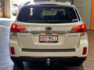 2010 Subaru Outback B5A MY10 2.5i Lineartronic AWD Premium White 6 Speed Constant Variable Wagon.