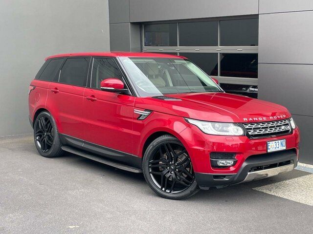 Used Land Rover Range Rover Sport L494 16MY SE Hobart, 2016 Land Rover Range Rover Sport L494 16MY SE Red 8 Speed Sports Automatic Wagon