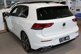 2022 Volkswagen Golf 8 MY23 110TSI R-Line Pure White 8 Speed Sports Automatic Hatchback