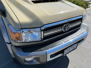 2023 Toyota Landcruiser VDJ79R GXL Double Cab Beige 5 Speed Manual Cab Chassis