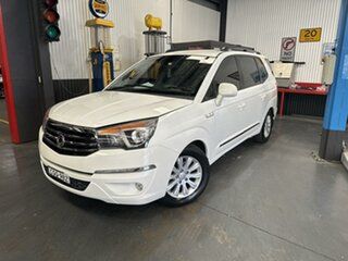 2013 Ssangyong Stavic A100 MY13 White 5 Speed Automatic Wagon.