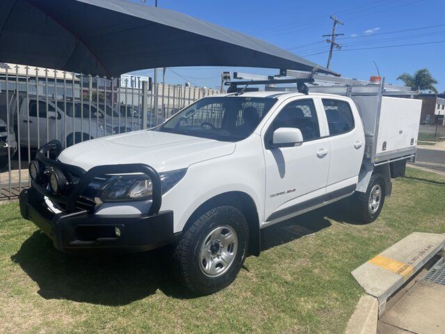 Used Holden Colorado RG MY18 LS (4x4) Toowoomba, 2018 Holden Colorado RG MY18 LS (4x4) White 6 Speed Automatic Crew Cab Chassis