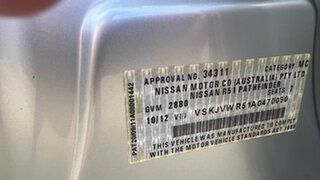 2012 Nissan Pathfinder R51 Series 4 ST-L (4x4) Silver 6 Speed Manual Wagon