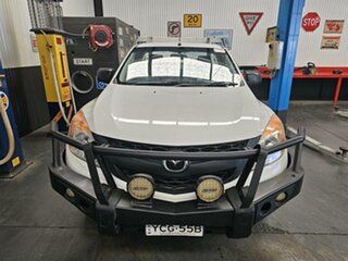 2014 Mazda BT-50 MY13 XT (4x2) White 6 Speed Manual Cab Chassis