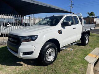 2017 Ford Ranger PX MkII MY17 Update XL 2.2 Hi-Rider (4x2) White 6 Speed Automatic Super Cab Chassis.