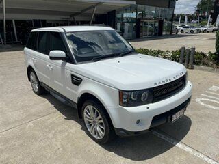 2012 Land Rover Range Rover Sport L320 12MY SDV6 White 6 Speed Sports Automatic Wagon.
