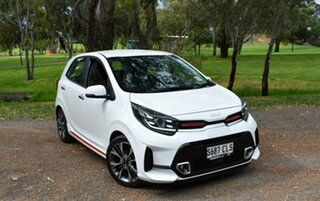 2021 Kia Picanto JA MY22 GT-Line Clear White 4 Speed Automatic Hatchback.