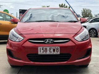 2016 Hyundai Accent RB4 MY16 Active Red 6 Speed Constant Variable Hatchback.