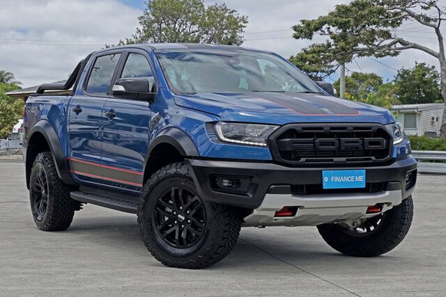 Used Ford Ranger PX MkIII 2021.75MY Raptor X Pick-up Double Cab Capalaba, 2021 Ford Ranger PX MkIII 2021.75MY Raptor X Pick-up Double Cab Blue 10 Speed Sports Automatic