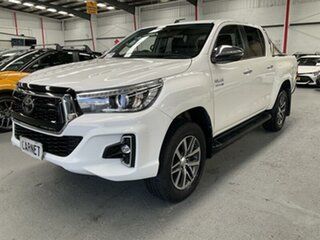 2019 Toyota Hilux GUN126R MY19 SR5 (4x4) White 6 Speed Automatic Double Cab Pick Up.
