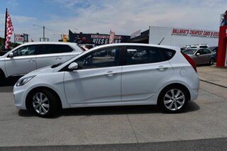 2018 Hyundai Accent RB6 MY18 Sport White 6 Speed Automatic Hatchback.