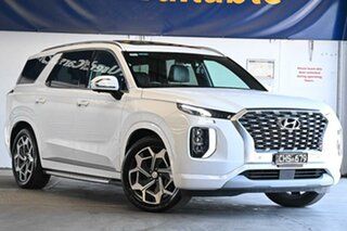 2021 Hyundai Palisade LX2.V1 MY21 Highlander 2WD White 8 Speed Sports Automatic Wagon.