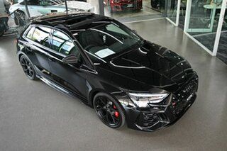 2023 Audi RS 3 8Y GY MY23 Sportback S Tronic Quattro Black 7 Speed Sports Automatic Dual Clutch