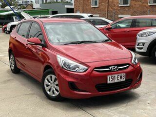 2016 Hyundai Accent RB4 MY16 Active Red 6 Speed Constant Variable Hatchback.