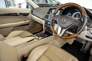 2011 Mercedes-Benz E-Class C207 MY12 E350 BlueEFFICIENCY 7G-Tronic + Elegance Obsidian Black 7 Speed.