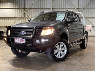 2012 Ford Ranger PX Wildtrak Double Cab Grey 6 Speed Sports Automatic Utility.