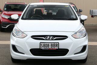 2013 Hyundai Accent RB2 Active White 4 Speed Sports Automatic Sedan