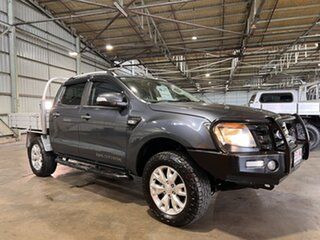 2012 Ford Ranger PX Wildtrak Double Cab Grey 6 Speed Sports Automatic Utility.