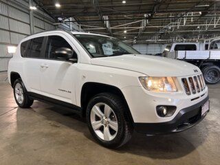 2013 Jeep Compass MK MY13 Sport CVT Auto Stick White 6 Speed Constant Variable Wagon