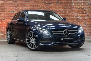 2015 Mercedes-Benz C-Class W205 C250 7G-Tronic + Blue 7 Speed Sports Automatic Sedan.