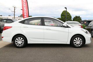 2013 Hyundai Accent RB2 Active White 4 Speed Sports Automatic Sedan