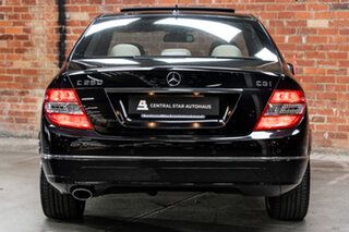 2010 Mercedes-Benz C-Class W204 MY10 C250 CGI Avantgarde Obsidian Black Metallic 5 Speed
