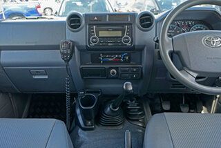 2018 Toyota Landcruiser VDJ76R Workmate White 5 Speed Manual Wagon