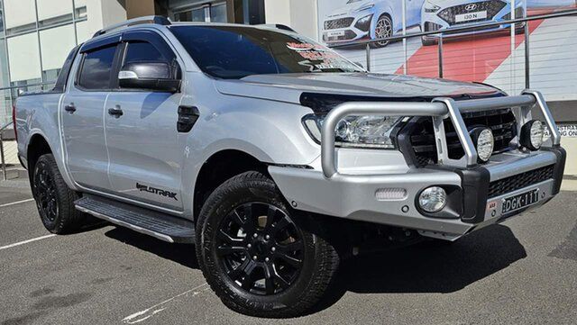 Used Ford Ranger PX MkIII 2019.00MY Wildtrak Liverpool, 2018 Ford Ranger PX MkIII 2019.00MY Wildtrak Ingot Silver 6 Speed Sports Automatic Utility