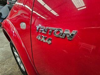2010 Mitsubishi Triton MN MY11 GLX-R Double Cab Red Hot 5 Speed Sports Automatic Utility
