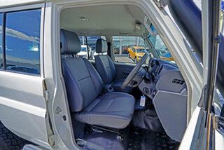 2018 Toyota Landcruiser VDJ76R Workmate White 5 Speed Manual Wagon