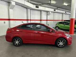 2013 Hyundai Accent RB Active Red 4 Speed Sports Automatic Sedan