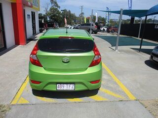 2013 Hyundai Accent RB Active Green 4 Speed Sports Automatic Hatchback