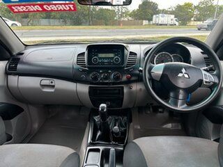 2013 Mitsubishi Triton MN MY13 GLX Double Cab Silver 5 Speed Manual Utility