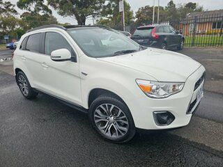 2014 Mitsubishi ASX XB MY14 Aspire 2WD White Crystal 6 Speed Constant Variable Wagon