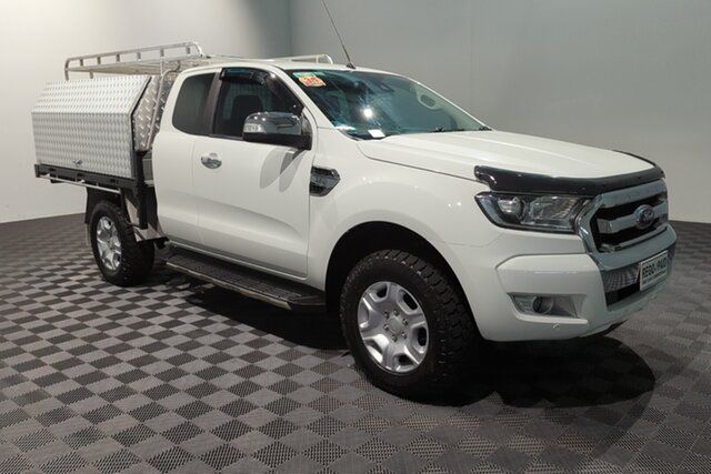 Used Ford Ranger PX MkII 2018.00MY XLT Super Cab Acacia Ridge, 2018 Ford Ranger PX MkII 2018.00MY XLT Super Cab White 6 speed Automatic Utility