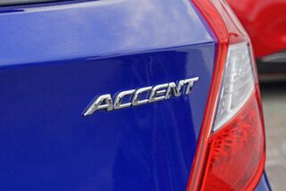 2012 Hyundai Accent RB Active Blue 4 Speed Sports Automatic Hatchback