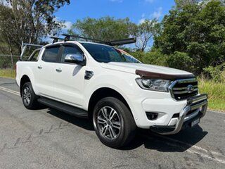 2019 Ford Ranger PX MkIII 2019.75MY XLT White 10 Speed Sports Automatic Double Cab Pick Up.