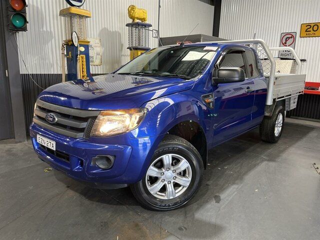 Used Ford Ranger PX XL 2.2 Hi-Rider (4x2) McGraths Hill, 2014 Ford Ranger PX XL 2.2 Hi-Rider (4x2) Blue 6 Speed Automatic Super Cab Chassis