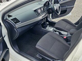 2013 Mitsubishi Lancer CJ MY14 ES White 6 Speed Constant Variable Sedan