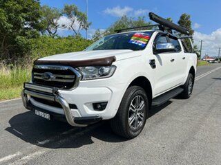2019 Ford Ranger PX MkIII 2019.75MY XLT White 10 Speed Sports Automatic Double Cab Pick Up.