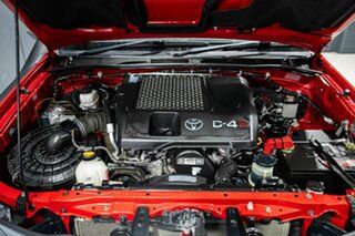 2013 Toyota Hilux KUN26R MY12 SR5 (4x4) Red 5 Speed Manual Dual Cab Pick-up