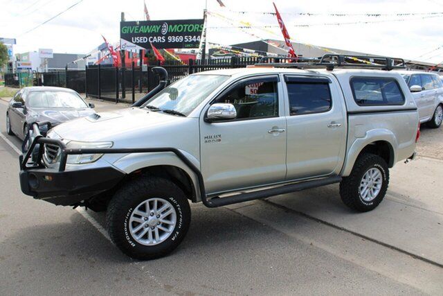 Used Toyota Hilux KUN26R MY14 SR5 (4x4) Hoppers Crossing, 2013 Toyota Hilux KUN26R MY14 SR5 (4x4) Silver 5 Speed Automatic Dual Cab Pick-up
