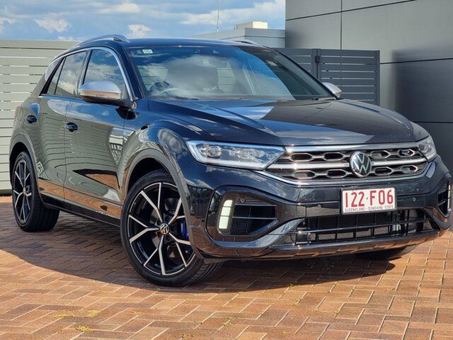 Used Volkswagen T-ROC D11 MY23 R DSG 4MOTION Toowoomba, 2022 Volkswagen T-ROC D11 MY23 R DSG 4MOTION Black 7 Speed Sports Automatic Dual Clutch Wagon
