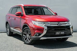2016 Mitsubishi Outlander ZK MY16 XLS 4WD Red 6 Speed Constant Variable Wagon.