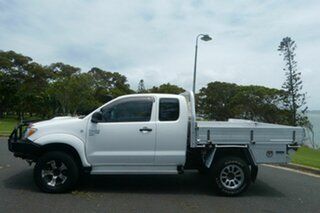 2008 Toyota Hilux KUN26R MY09 SR Xtra Cab White 5 Speed Manual Cab Chassis