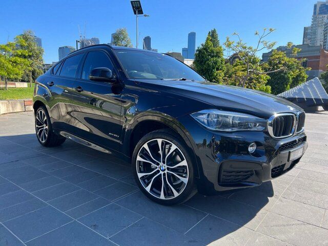Used BMW X6 F16 xDrive30d Coupe Steptronic South Melbourne, 2018 BMW X6 F16 xDrive30d Coupe Steptronic Black 8 Speed Sports Automatic Wagon