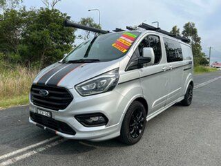 2019 Ford Transit Custom VN 2019.75MY 320L (Low Roof) Sport Silver 6 Speed Automatic Double Cab Van.