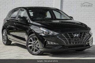 2023 Hyundai i30 PD.V4 MY23 Active Abyss Black 6 Speed Sports Automatic Hatchback