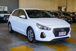 2017 Hyundai i30 PD MY18 Active White 6 Speed Sports Automatic Hatchback.